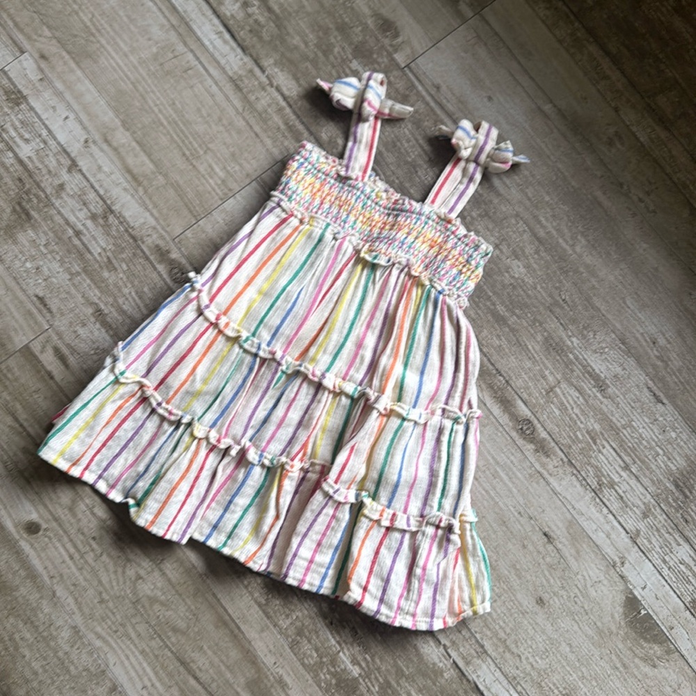Striped toddler dress